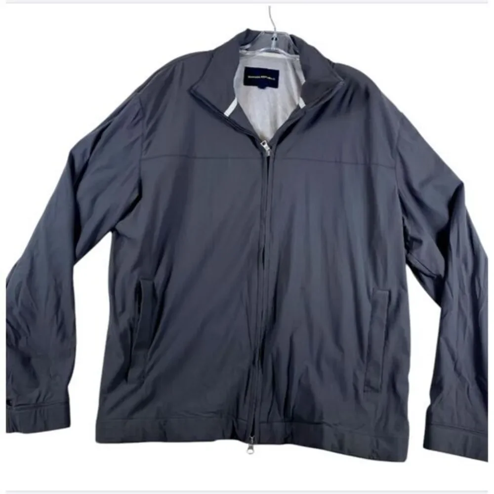 Banana Republic Jacket Men's Sz L Grey Lightweight Casual Vented Outdoor‎